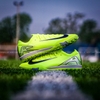 Giày Bóng Đá Nike Mercurial Vapor 16 Pro Xanh Chuối Gót Xám Cổ Lửng TF