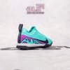 Giày Bóng Đá Trẻ Em Nike Mercurial Vapor 15 Pro Xanh Ngọc Gót Tím Đế Đệm Air Zoom TF