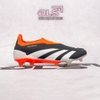 Giày Bóng Đá Adidas Predator 30 Elite Laceless Đen Vạch Trắng Lưỡi Gà Liền FG