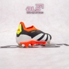 Giày Bóng Đá Adidas Predator 30 Elite Laceless Đen Vạch Trắng Lưỡi Gà Liền FG