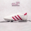 Giày Bóng Đá 3 Sọc Loại 1 ĐINH LỰC SOCCER Trắng Sọc Tím TF
