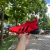Giày Bóng Đá SF Adidas Predator Freak.3 Đỏ Vạch Đen Cổ Cao TF