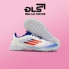 Giày Bóng Đá Adidas F50 League Trắng Xanh Vạch Đỏ TF