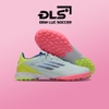 Giày Bóng Đá Adidas F50 League Xám Xanh Hồng TF