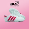 Giày Bóng Đá 3 Sọc Loại 1 ĐINH LỰC SOCCER Trắng Sọc Đỏ TF