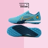Giày Bóng Đá SF Nike Mercurial Vapor 14 Academy Blueprint Xanh Biển Vạch Cam HQ TF