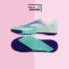 Giày Bóng Đá SF Nike Mercurial Vapor 14 Academy MDS005 Trắng Tím Xanh Ngọc TF