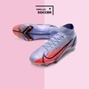 Giày Bóng Đá SF Nike Mercurial Superfly 8 Elite Mbappe Tím Cổ Cao FG