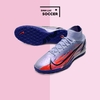 Giày Bóng Đá SF Nike Mercurial Superfly 8 Elite Mbappe Tím Cổ Cao TF