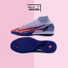 Giày Bóng Đá SF Nike Mercurial Superfly 8 Elite Mbappe Tím Cổ Cao TF