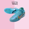 Giày Bóng Đá SF Nike Mercurial 22 Superfly 8 Elite Xanh Biển Cổ Cao TF