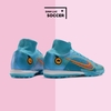Giày Bóng Đá SF Nike Mercurial 22 Superfly 8 Elite Xanh Biển Cổ Cao TF