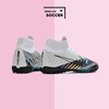 Giày Bóng Đá SF Nike Mercurial Superfly 7 Elite MDS003 Trắng Mũi Đen Cao Cổ TF