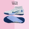 Giày Bóng Đá SF Nike Superfly 8 Acadermy Progress Xám Vạch Chuối Cổ Cao TF