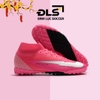 Giày Bóng Đá Nike Mercurial Superfly 7 Elite Hồng Vạch Trắng Cổ Cao TF