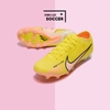 Giày Bóng Đá Nike Mercurial Superfly 9 Elite Vàng Vạch Hồng Cổ Lửng AG