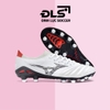 Giày Bóng Đá Mizuno Neo 4 Trắng Gót Đỏ Vạch Đen FG