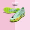 Giày Bóng Đá Nike Phantom GT2 Elite Xanh Lá Cam Cổ Cao TF