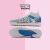 Giày Bóng Đá Nike Phantom GT2 Elite 3D Trắng Xanh Biển Cổ Cao TF