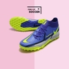 Giày Bóng Đá Nike Phantom GT2 Elite Tím Vạch Chuối Cổ Cao TF