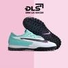 Giày Bóng Đá Nike Phantom GX Pro Trắng Vạch Đen Gót Xanh Ngọc TF