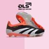 Giày Bóng Đá Adidas Predator 30 Elite Laceless Đen Vạch Trắng Lưỡi Gà Liền FG