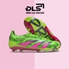 Giày Bóng Đá Adidas Predator Predator 2024 Elite Laced Xanh Chuối Vạch Tím Hồng FG