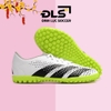 Giày Bóng Đá Adidas Predator Accuracy.4 Trắng Xám Vạch Đen TF