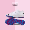 Giày Bóng Đá Puma Future Z1.3 Trắng Đế Xanh Tím Loại Đẹp TF