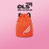 Balo Rút Dây Thể Thao Vải Dù 3 Lớp Dày Dặn Chống Thấm Nước Màu Cam