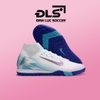 Giày Bóng Đá Nike Mercurial Superfly 10 Elite Trắng Xanh Hologram Cổ Cao TF