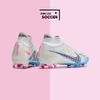 Giày Bóng Đá Nike Mercurial Superfly 9 Elite Trắng Vạch Xanh Ngọc FG