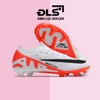 Giày Bóng Đá Nike Mercurial Vapor 15 Elite Trắng Gót Đỏ Cam Cổ Lửng FG