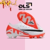 Giày Bóng Đá Nike Mercurial Vapor 15 Elite Trắng Gót Đỏ Cam Cổ Lửng FG