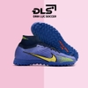 Giày Bóng Đá Nike Mercurial Superfly 9 Elite Xanh Vạch Vàng Cổ Đen TF