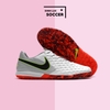 Giày Bóng Đá SF Nike Tiempo 8 Trắng Đế Đỏ Rằn Ri TF