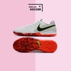 Giày Bóng Đá SF Nike Tiempo 8 Trắng Đế Đỏ Rằn Ri TF