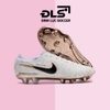 Giày Bóng Đá Nike Tiempo Legend 10 Pro Trắng Đồng Vạch Đen FG