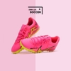 Giày Bóng Đá Nike Vapor 15 Academy Hồng Vạch Vàng TF