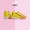 Giày Bóng Đá Nike Mercurial Vapor 15 Academy Vàng Vạch Hồng Nhạt FG