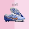 Giày Bóng Đá Nike Mercurial Vapor 15 Elite CR7 Trắng Xanh Cổ Lửng AG
