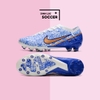 Giày Bóng Đá Nike Mercurial Vapor 15 Elite CR7 Trắng Xanh Cổ Lửng AG