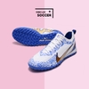 Giày Bóng Đá Nike Vapor 15 Pro CR7 Trắng Xanh Vạch Đồng TF