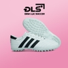 Giày Bóng Đá 3 Sọc Loại 1 ĐINH LỰC SOCCER Trắng Sọc Đen TF