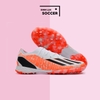 Giày Bóng Đá SF Adidas X Speedportal.1 Messi Trắng Cam Vạch Đen TF