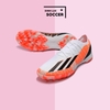 Giày Bóng Đá SF Adidas X Speedportal.1 Messi Trắng Cam Vạch Đen TF