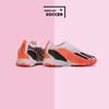 Giày Bóng Đá SF Adidas X Speedportal.1 Messi Trắng Cam Vạch Đen TF