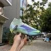 Giày Bóng Đá SF Nike Mercurial Superfly 8 Elite MDS005 Trắng Tím Xanh Ngọc Cổ Cao FG