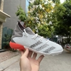 Giày Bóng Đá SF Adidas Predator Freak.3 Trắng Xám Đế Cam Cổ Cao HQ TF