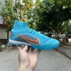 Giày Bóng Đá SF Nike Mercurial 22 Superfly 8 Elite Xanh Biển Cổ Cao TF